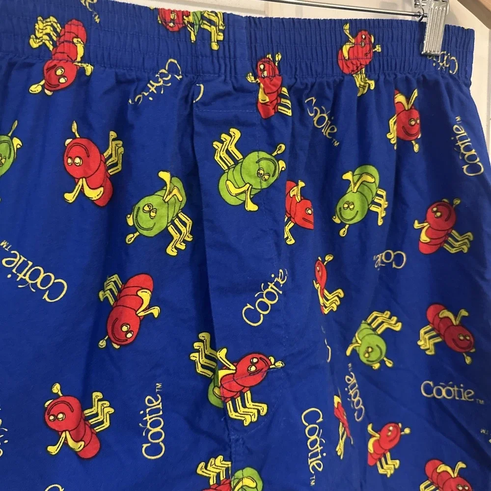 Hasbro Vintage 2001 Cootie Brand Cootie Boxer Shorts Size XLarge All Over Print
